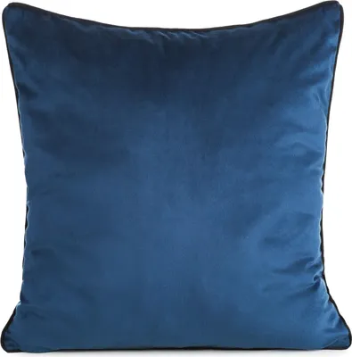 Produktbild von EUROFIRANY | Kissenbezug - 60 x 60 cm - marineblauer Zierkissenbezug - Stilvoll