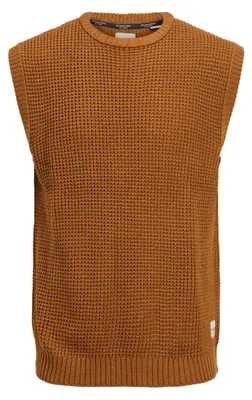 Produktbild von JACK & JONES Dicker Grobstrick Pullunder Sweater ohne Ärmel Warmer Pullover JJENICK Größe: M