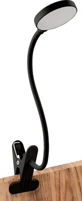 Produktbild von EINLICHT LED Klemmleuchte | Halo | 3,3W, 438lm, touch 3 Stufen step dimmbar, warmweiß 3000K, schwarz