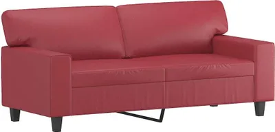 Produktbild von vidaXL 2-Sitzer-Sofa Weinrot 140 cm Kunstleder