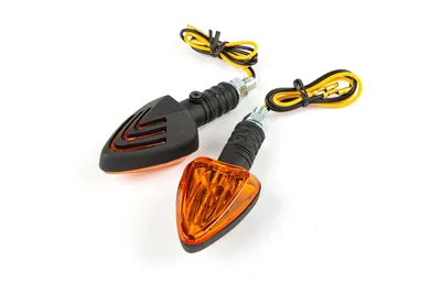 Produktbild von Blinker Str8 Triangle F. kurz schwarz / orange
