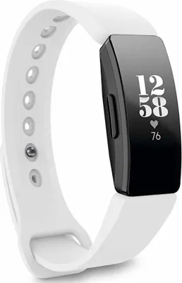 Produktbild von Strap-it Fitbit Inspire (HR) / Inspire 2 Silikon Armband (Weiß) - Große: M/L