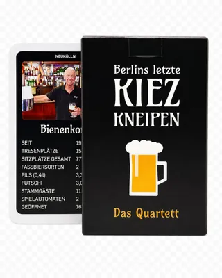 Produktbild von Kneipen Quiz Quartett Kartenspiel Berlin - Berlins letzte Kiezkneipen