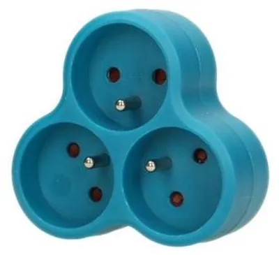 Obrázek produktu pro Zásuvka rozbočovací ORNO OR-AE-13134/T, tyrkysová