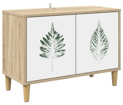 Image de Meuble TV vidaXL HANAU, 69 x 33 x 50 cm, imitation bois Sonoma
