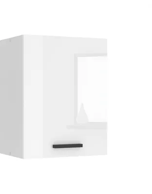 Produktbild von Belini Hängeschrank Küche, Küchenschränke SG. Breite 45 cm. Oberschrank mit 1 Tür, Küchenhängeschränke, Wandschrank Hängend, Weiß Hochglanz
