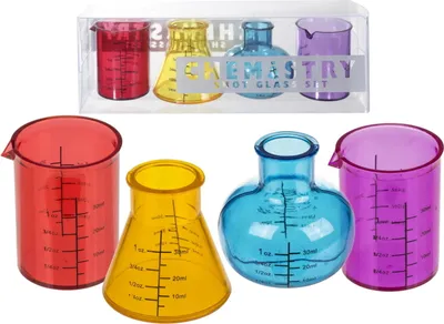 Produktbild von Shooter-Gläser, Chemistry 4er Set