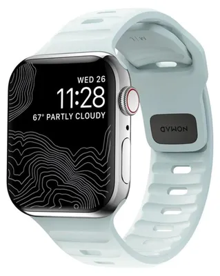 Obrázok produktu pre Nomad Sport Band, Remienok k hodinkám, Apple, Watch 41mm, 40mm, and 38mm (Series 1-10, and SE), Hliník, Guma, Modrá, 93 mm