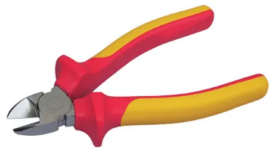 Produktbild von Stanley 0-84-009, Diagonale Zange, Rot, Gelb, 160 mm, 196 g