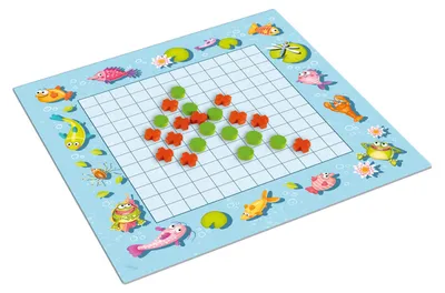 Image de Tic-tac-toe, jeu de société stratégique dans une boîte de 33 x 23 x 3,5 cm