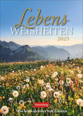 Produktbild von Lebensweisheiten Wochenkalender 2025 - mit Zitaten