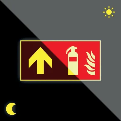 Produktbild von Schild | PERMALIGHT power langnachleuchtend Brandschutzzeichen Feuerlöscher, ...
