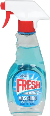 Obrázek produktu pro Moschino Fresh Couture, Ženy, 50 ml, Nedoplnitelná lahvička, Bergamot, Mandarinka, Ylang-ylang, Vonokvětka, Pivoňka, Raspberry, Ambroxan, Pačuli, Dřevo