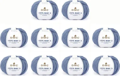 Image de 10 pelotes de DMC 100 % Baby-3 Wool - pure Laine (couleur 72)
