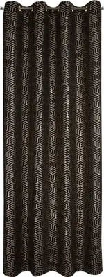 Produktbild von Vorhang SEMI schwarz 140x250 Ösen