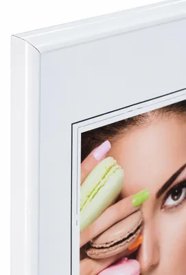 Produktbild von Photo Style Kunststoff Bilderrahmen Fotorahmen Wanddeko Collage Foto Poster - Farbe: Weiß | Format: 30x40
