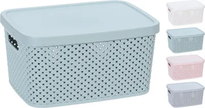 Image de Panier de rangement avec couvercle EH