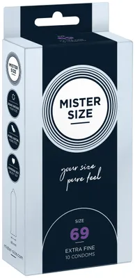 Produktbild von 10er Mister Size Kondome 69mm - Gefühlsecht & Extra Feucht