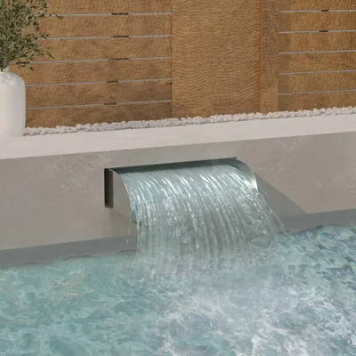 Immagine prodotto di vidaXL Cascata 60x34x14 cm acciaio inox 304