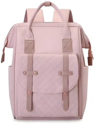 Produktbild von 24Supply Wickelrucksack – inkl. Kinderwagenhaken – Rosa
