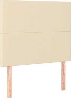 Obrázok produktu pre vidaXL Čelo postele krémové 100x5x118/128 cm látka