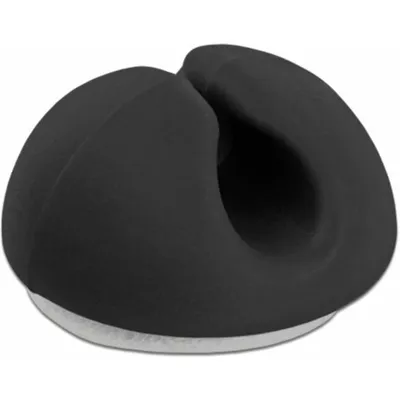 Produktbild von Delock Kabelhalter Mini selbstklebend Set 10 Stück schwarz