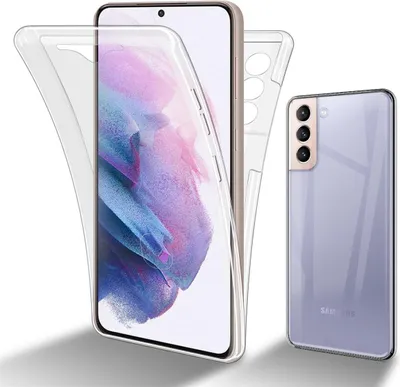 Produktbild von Cadorabo Schutzhülle für Samsung Galaxy S21 PLUS Hülle in natur 360° Etui Full Body Handyhülle Cover Case