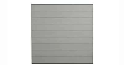 Produktbild von System WPC Zaunfeld Set anthrazitgrau Steckzaun inkl. Start und Abschlussleiste anthrazit 179x179 cm