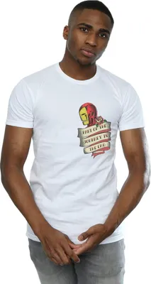 Produktbild von Marvel - T-Shirt für Herren BI43296 (XXL) (Weiß)