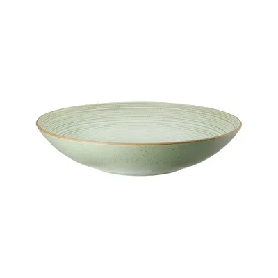Produktbild von Thomas Teller tief Nature ø 28cm leaf, Rund, Steingut, Grün, 28 cm, 1 Stück(e)