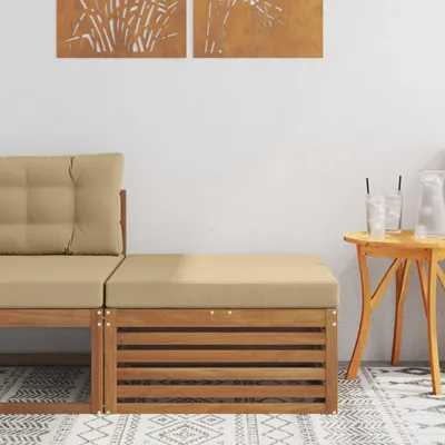 Produktbild von Gartenbank aus massivem Akazienholz mit modernem Design