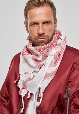 Produktbild von Brandit BD7009 | Shemag Scarf 110x110 cm - Farbe: red/wht - Größe: One Size