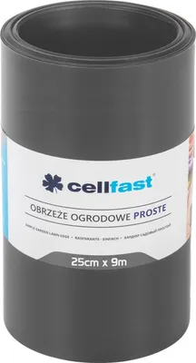 Produktbild von Záhradné obruby rovné 25 cm x 9 m Cellfast grafit