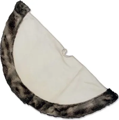 Produktbild von Unique Living |  Gemütlicher Weihnachtsbaumrock 90cm weiß | Weihnachtsbaumtuch