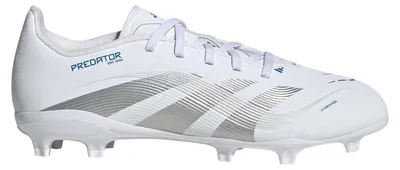 Produktbild von adidas Predator League FG/MG Cloud White Silver Metallic Bright Royal (GS) - EU 28.5