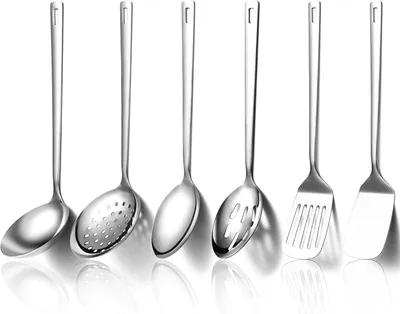 Immagine prodotto di Spatola - Acciaio inossidabile - Antiscivolo - Resistente al calore - Manico ergonomico