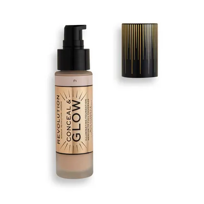 Produktbild von Makeup Revolution Conceal & Glow Erleuchtend Creme-Grundierung F1 23 ml