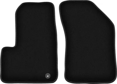 Image de Wielganizator Tapis avant de sol velours sur-mesure pour Dodge Avenger (2007-2015, berline) noir, jeu 2 pièces, fixations