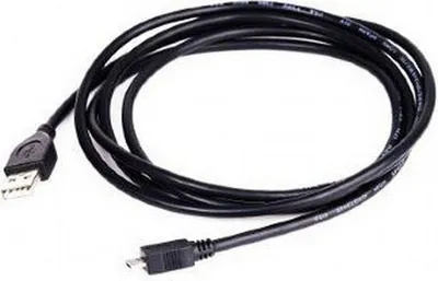 Image de Câble USB 2.0 A vers Micro USB-B GEMBIRD (3 m) Noir
