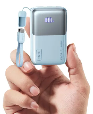 Image de Batterie externe INIU Ultra Mini, 10000 mAh, charge rapide 45W avec câble USB-C