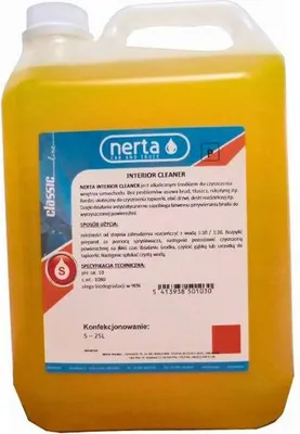 Zdjęcie produktu dla Środek do prania tapicerki i dywanów NERTA INTERIOR CLEANER - 5 l