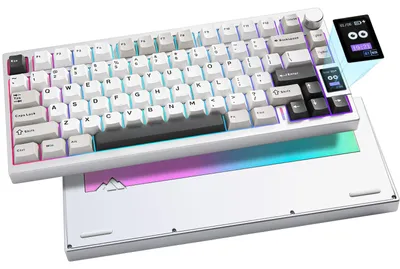 Obrázok produktu pre Mechanická bezdrôtová klávesnica – hliníkové puzdro – RGB podsvietenie – rozloženie klávesov 75%