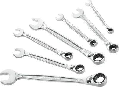 Image de Jeu de 7 clés mixtes à cliquet métriques - FACOM - 467B.J7PB