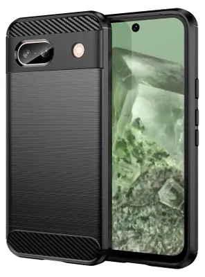 Image de Housse en carbone pour Google Pixel 8a Housse de protection pour téléphone portable Case TPU Cover Housse de téléphone portable