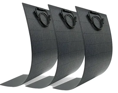 Obrázek produktu pro Solární panel, flexibilní design, vodotěsné provedení, sada 3 kusů, každý o výkonu 100 W