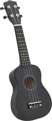 Immagine prodotto di vidaXL Set di ukulele soprano con borsa per bambini nero 21"