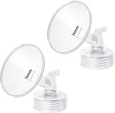 Obrázek produktu pro Přístrojová přípojka pro odsávač mléka, 14 mm, 2 kusy, pro kojení, náhradní díl