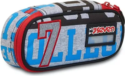 Image de Seven Round Plus Trousse à crayons Polyester Multicolore