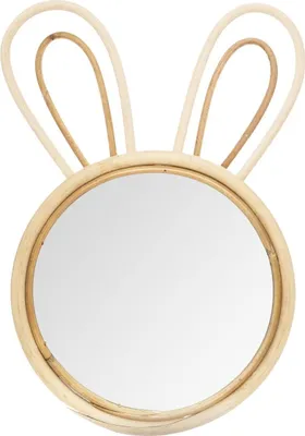 Produktbild von Kinderspiegel hase kiefer 24x38cm  - Atmosphera créateur d'intérieur