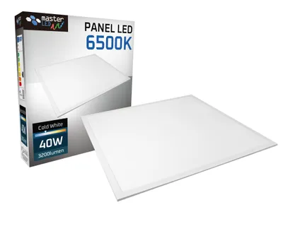 Produktbild von MasterLED Panel 60x60cm LED Panel 40W Kaltweiß 3200lm Deckenleuchte Weiß